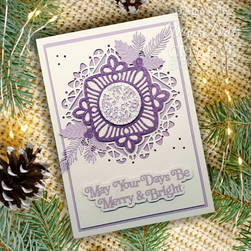 Creative Expressions Sue Wilson Festive Pinwheel Snowflake Craft Die