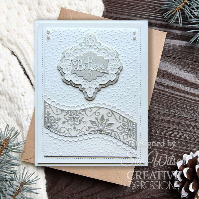 Creative Expressions Sue Wilson Festive Snowflake Sparkle Craft Die