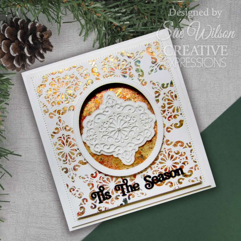 Creative Expressions Sue Wilson Festive Shadowed Sentiments Tis The Season Craft Die