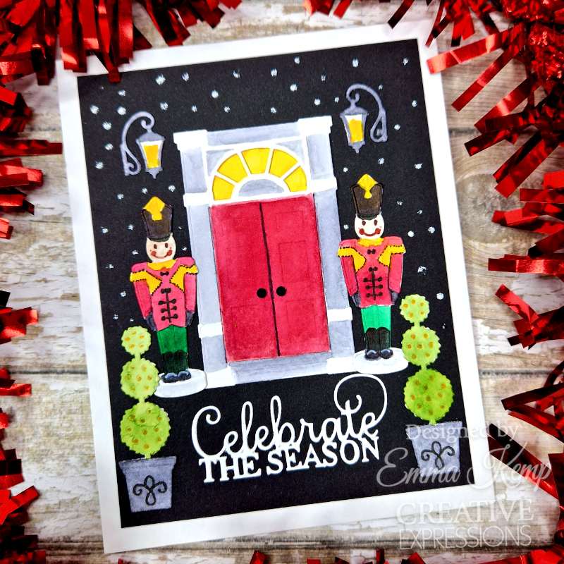 Creative Expressions Sue Wilson Festive Yuletide Welcome Craft Die