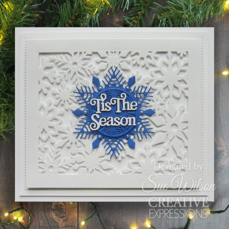 Creative Expressions Sue Wilson Festive Snowflake Floating Frame Craft Die