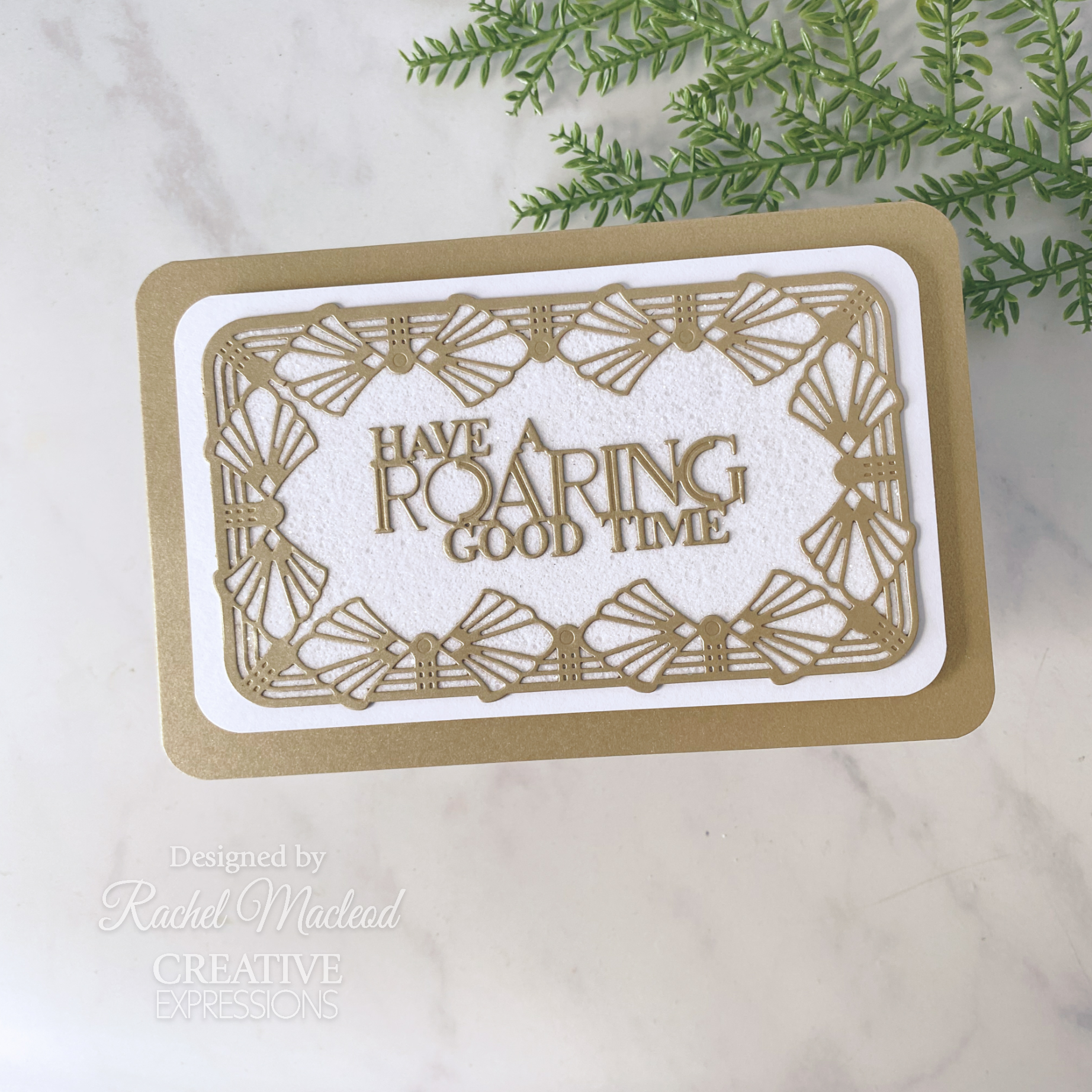 Creative Expressions Sue Wilson Mini Expressions Art Deco Have A Roaring Good Time Craft Die