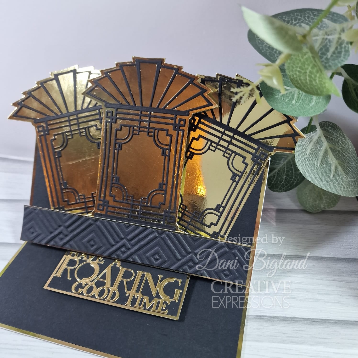 Creative Expressions Sue Wilson Mini Expressions Art Deco Have A Roaring Good Time Craft Die