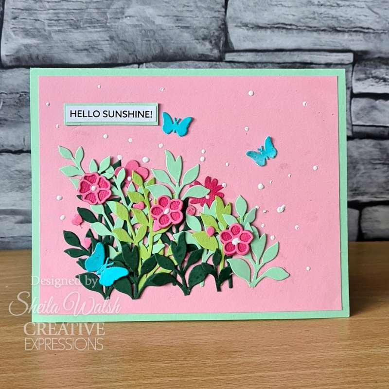 Creative Expressions Sue Wilson Finishing Touches Floral Medley Craft Die