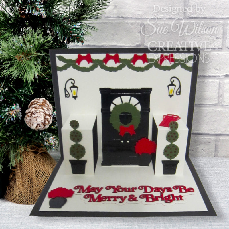 Creative Expressions Sue Wilson Festive Yuletide Welcome Craft Die