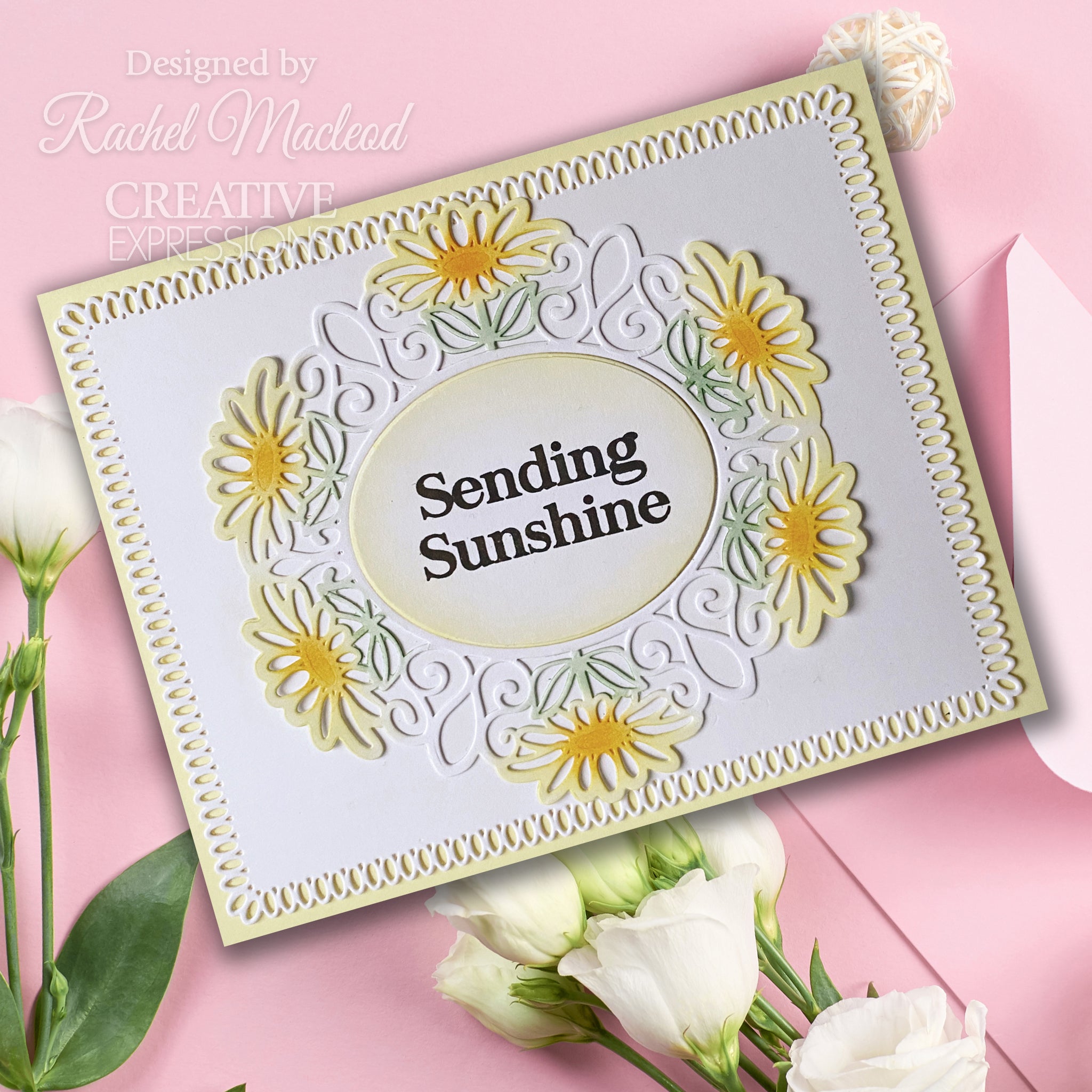 Creative Expressions Sue Wilson Sending Sunshine 6 in x 8 in Clear Stamp Set
