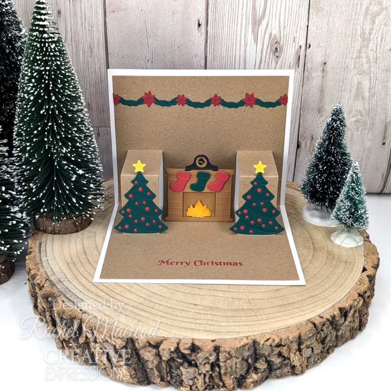 Creative Expressions Sue Wilson Festive Cosy Fireside Christmas Craft Die