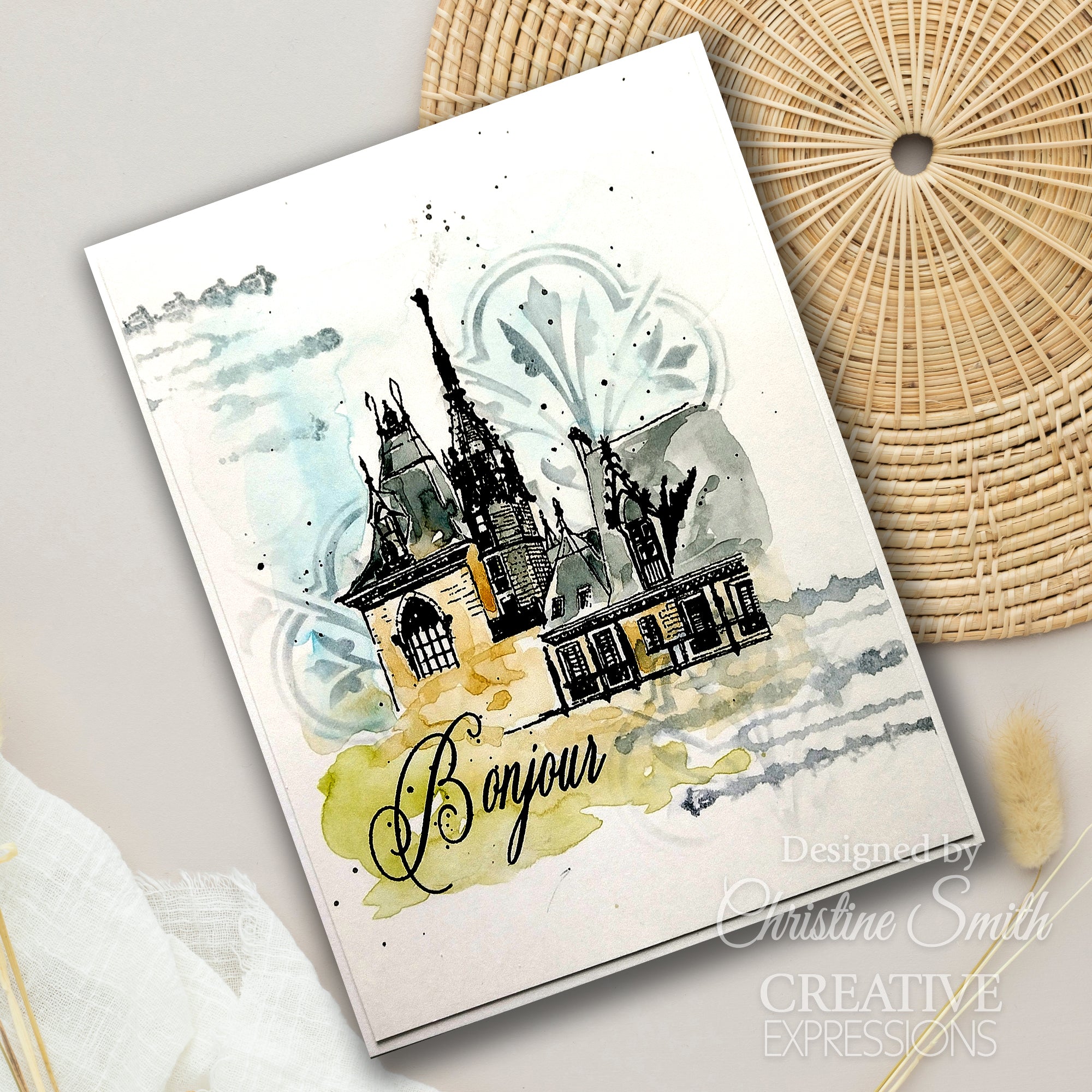 Creative Expressions Taylor Made Journals Fleur-de-lis Elegance 6 in x 8 in Stencil