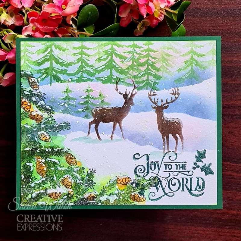 Creative Expressions Taylor Made Journals Woodland Friends 6 in x 6 in Stencil