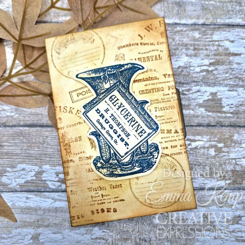 Creative Expressions Taylor Made Journals Ads 2 6 in x 8 in Clear Stamp Set