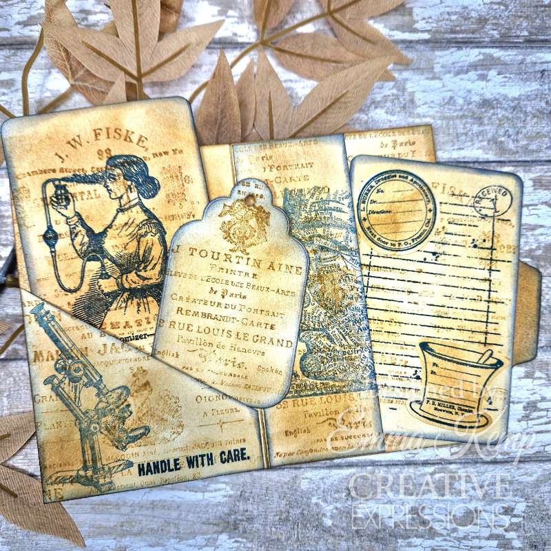 Creative Expressions Taylor Made Journals Ads 2 6 in x 8 in Clear Stamp Set