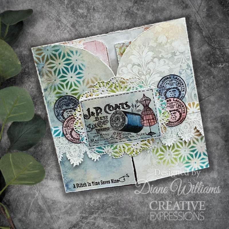 Creative Expressions Taylor Made Journals Starburst 6 in x 6 in Stencil