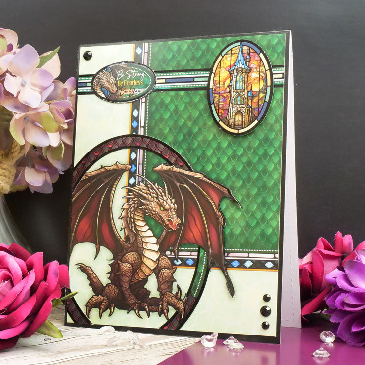 Deluxe Craft Pads - Stained Glass Mystical Worlds