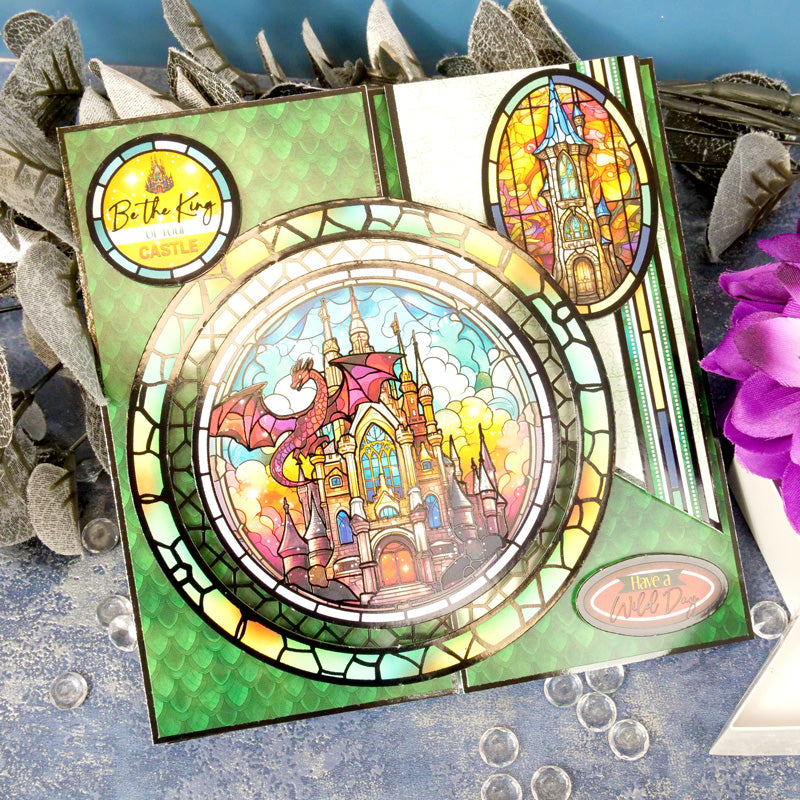 Deluxe Craft Pads - Stained Glass Mystical Worlds