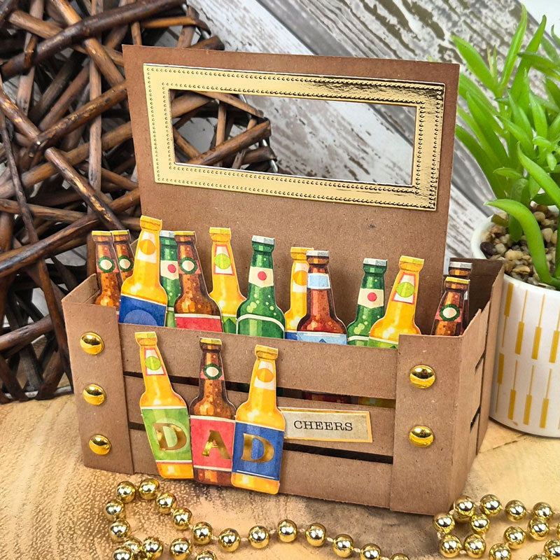 Delightful Die-Cuts Alphabets - Beer Bottles