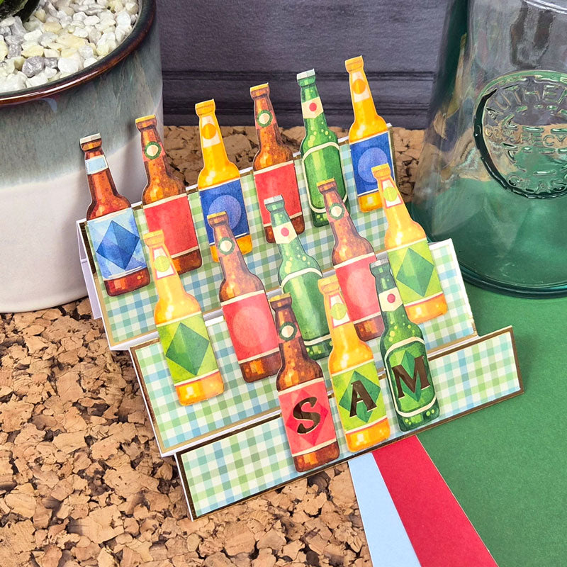 Delightful Die-Cuts Alphabets - Beer Bottles