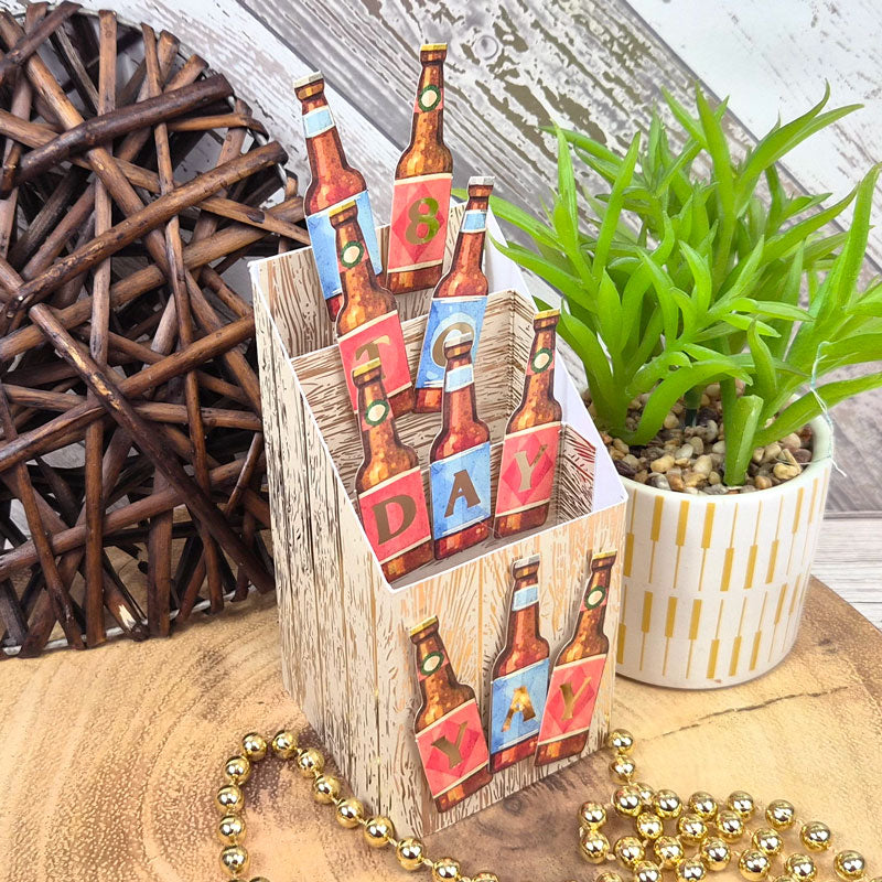 Delightful Die-Cuts Alphabets - Beer Bottles