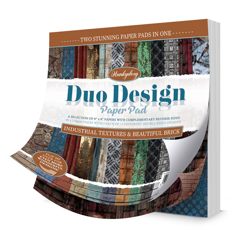 Duo Design Paper Pads - Industrial Textures & Beautiful Brick