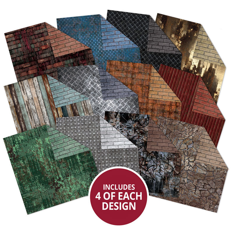 Duo Design Paper Pads - Industrial Textures & Beautiful Brick