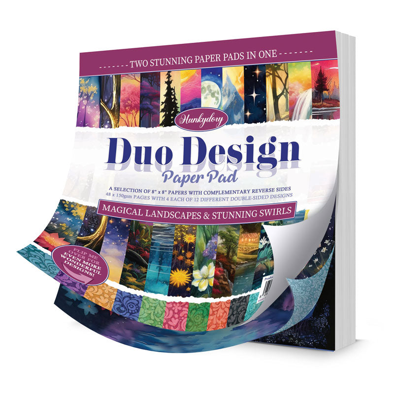 Duo Design Paper Pads - Magical Landscapes & Stunning Swirls