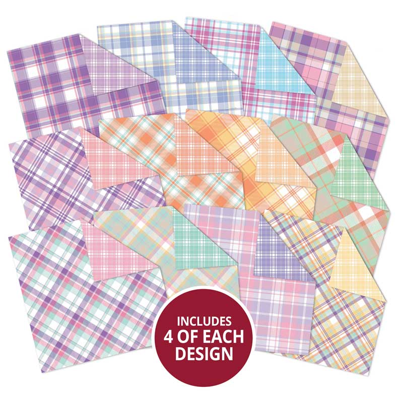 Duo Design Paper Pads - Pastel Plaids & Cheerful Check