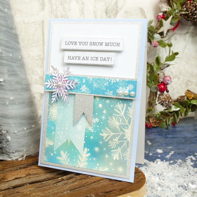 Duo Design Paper Pads - Stunning Snowflakes & Soft Snowfall