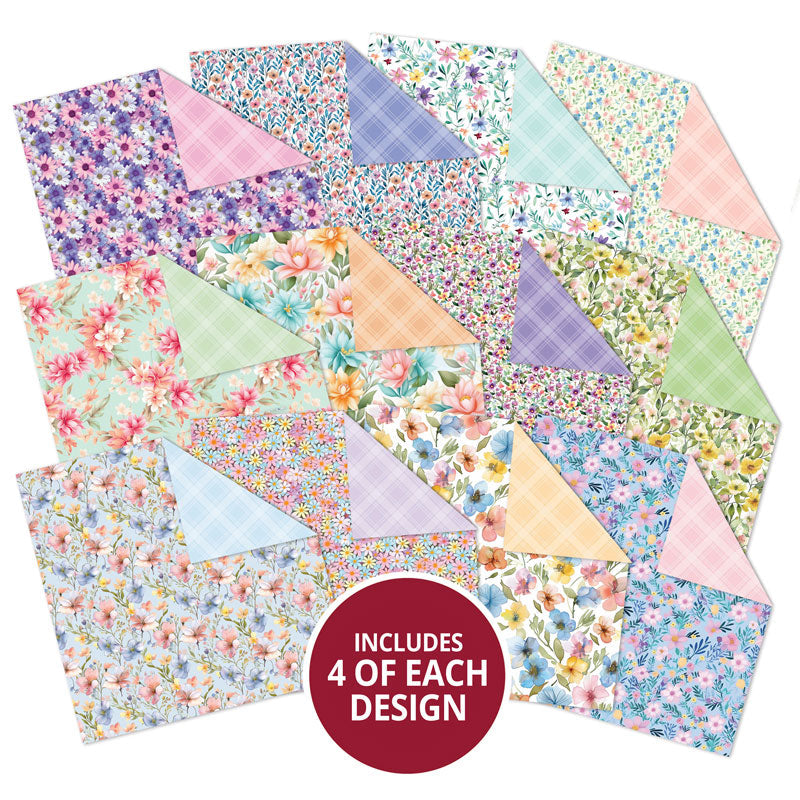 Duo Design Paper Pads - Spring Meadow & Charming Check
