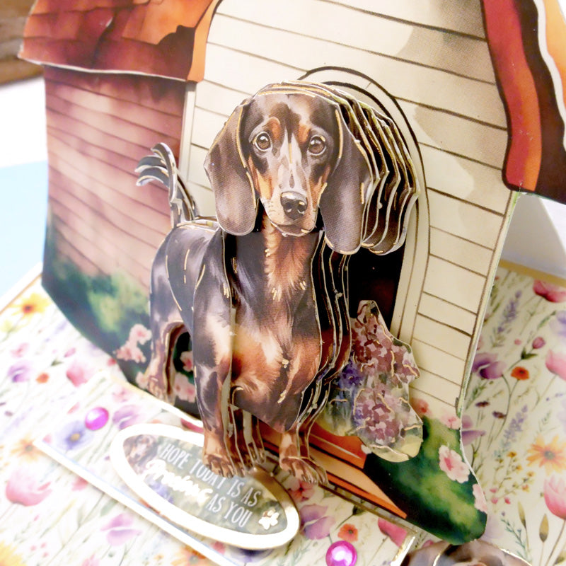 Border Terrier & Dachshund Decoupage Topper Sheet