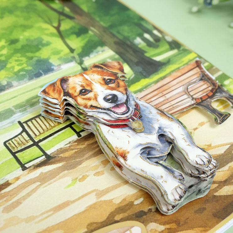 Jack Russell Terrier & Beagle Decoupage Topper Sheet