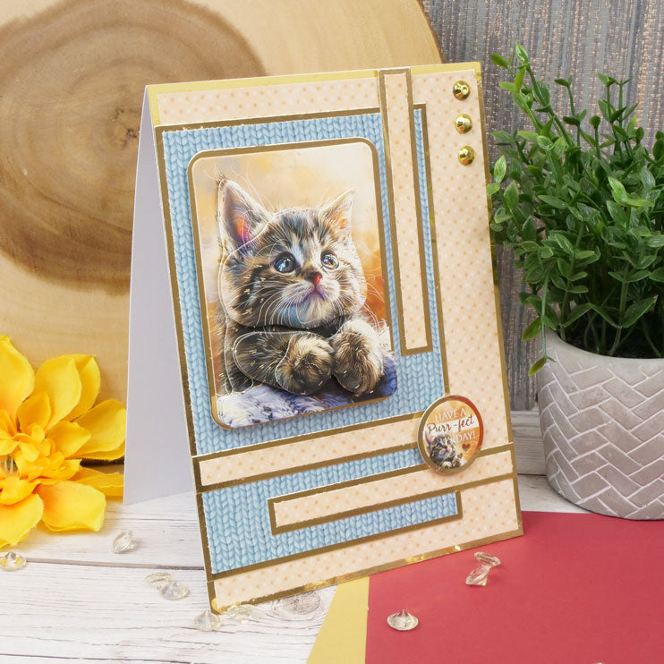 Absolutely Purr-fect Decoupage Topper Sheet