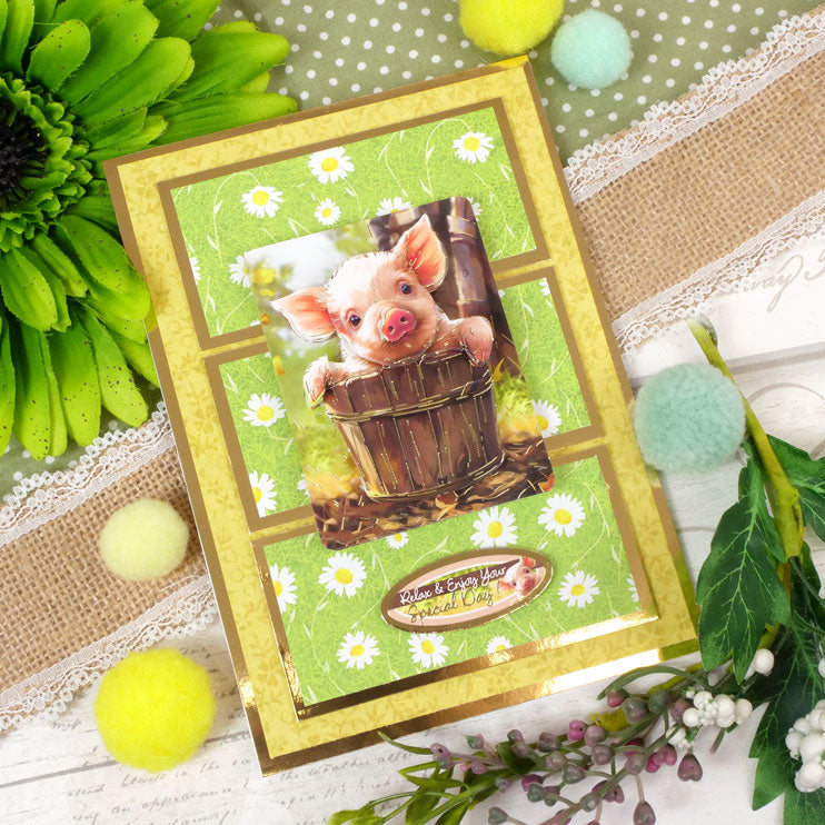 Fun at the Farm Decoupage Topper Sheet