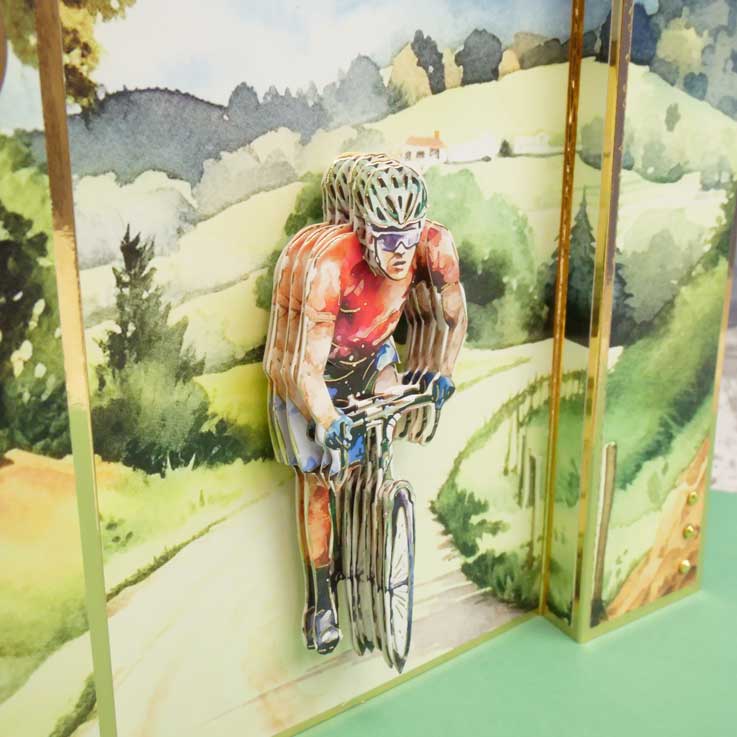 On Your Bike Decoupage Topper Sheet