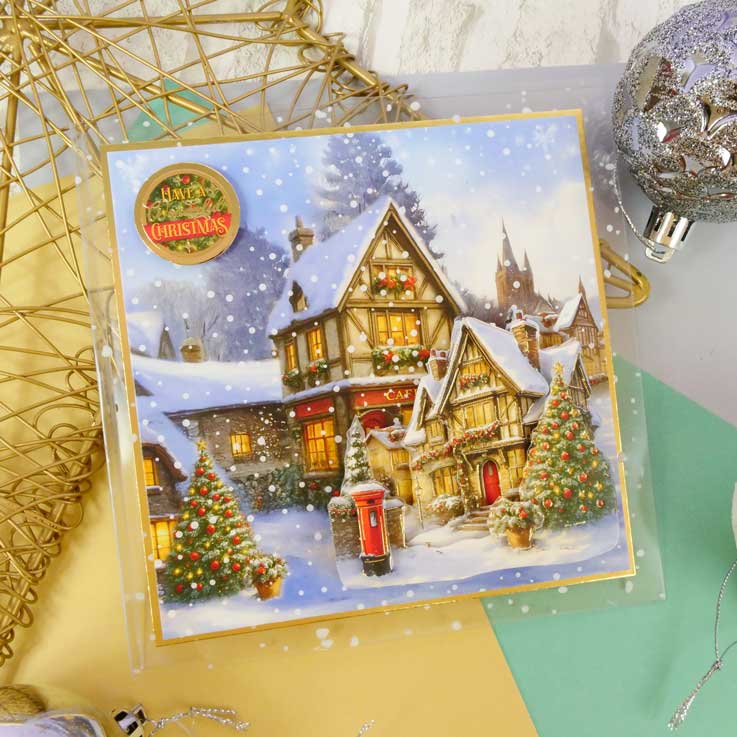 Christmas Time Is Here Decoupage Topper Collection