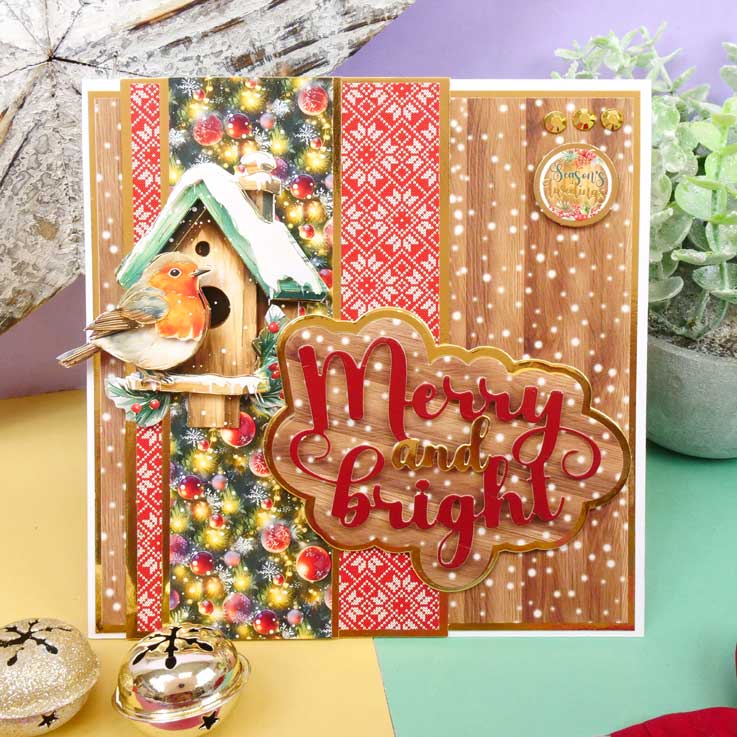 Christmas Time Is Here Decoupage Topper Collection