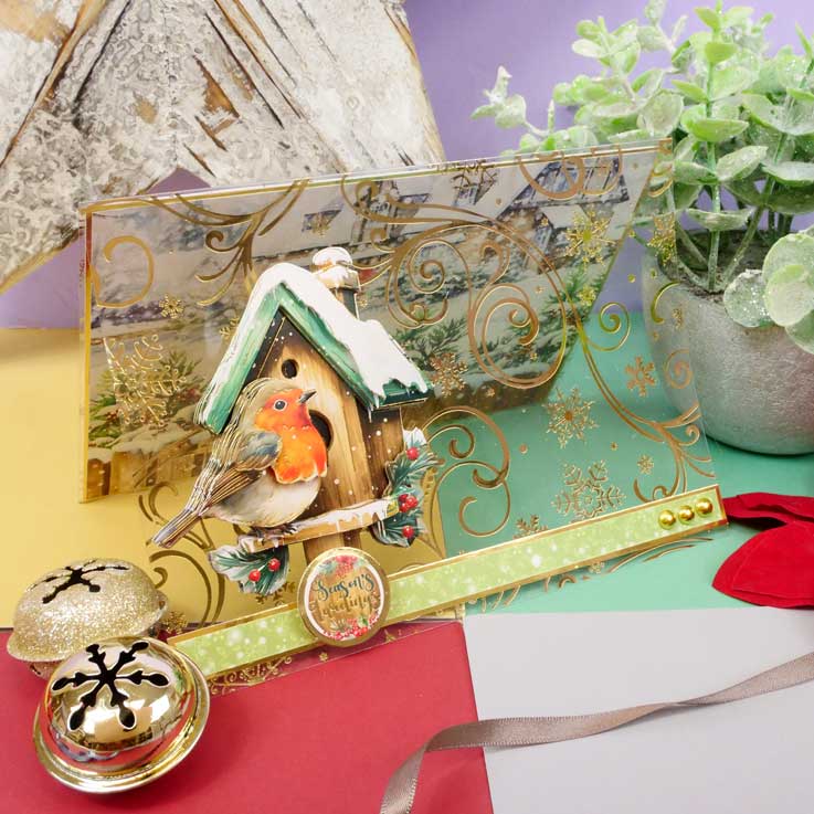 Winter Garden Friends Decoupage Topper Sheet