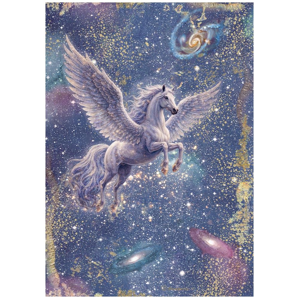 Printed A4 Rice Paper For Art And Craft - Cosmos Pegasus