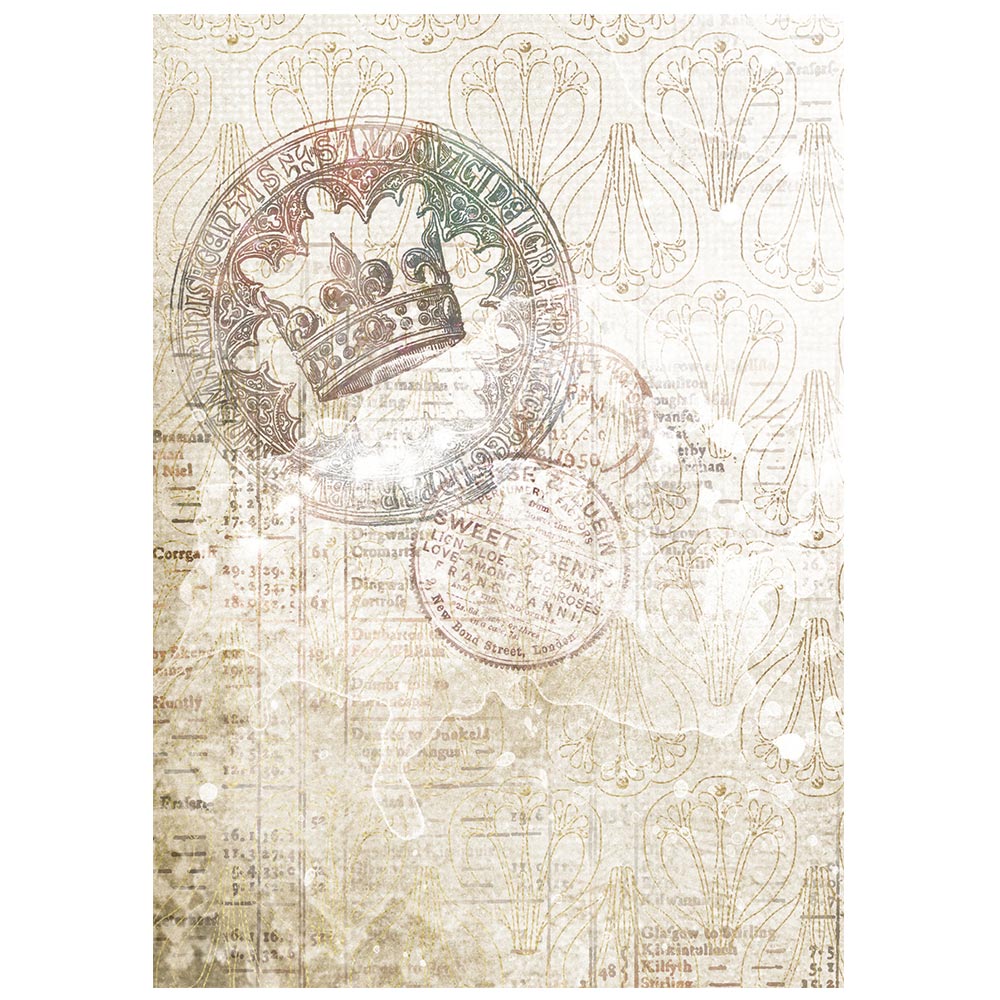 Printed 8 Rice Paper A6 Backgrounds Selection For Art And Craft - Our Way