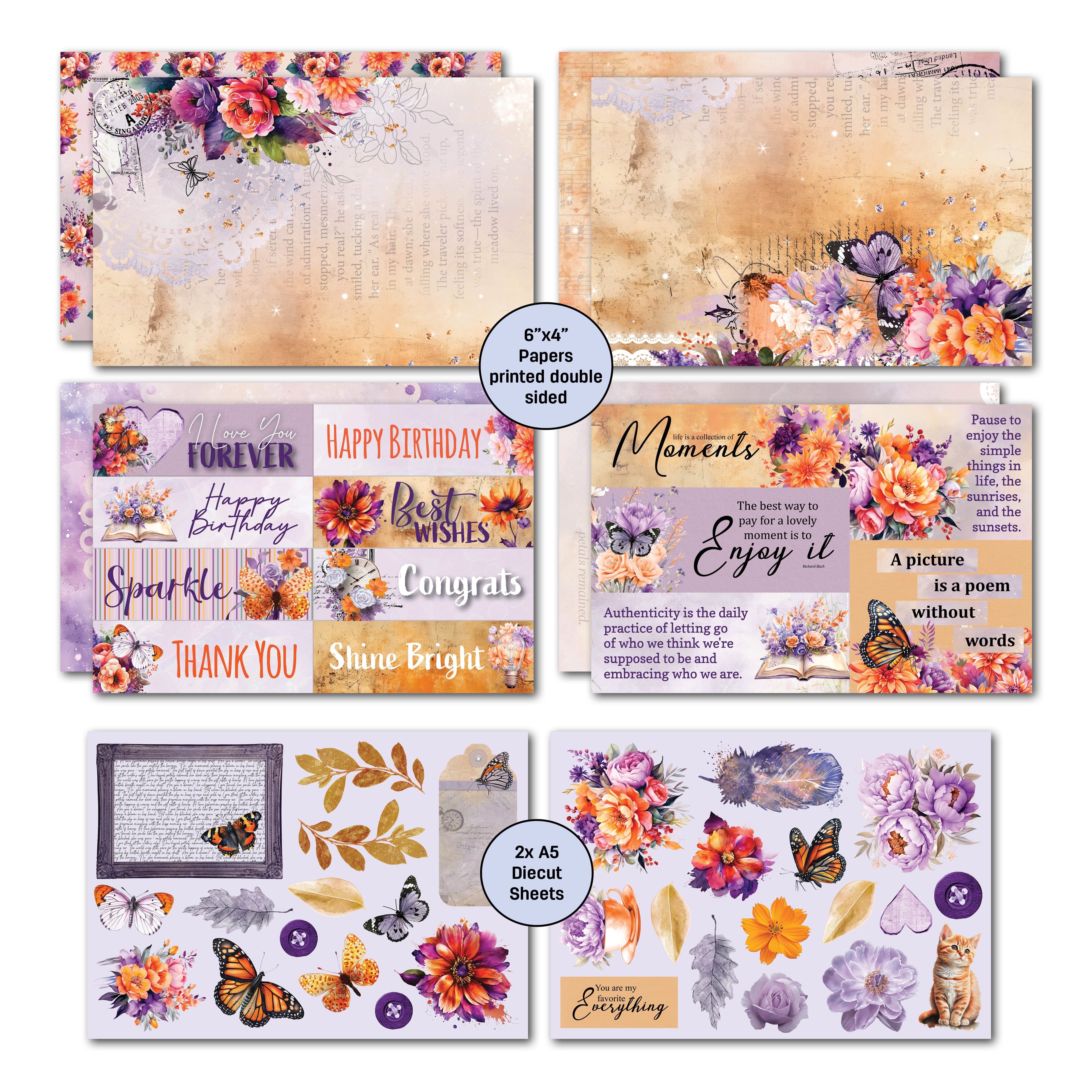 3Quarter Designs Dawns Glow 6x4 Card Pack