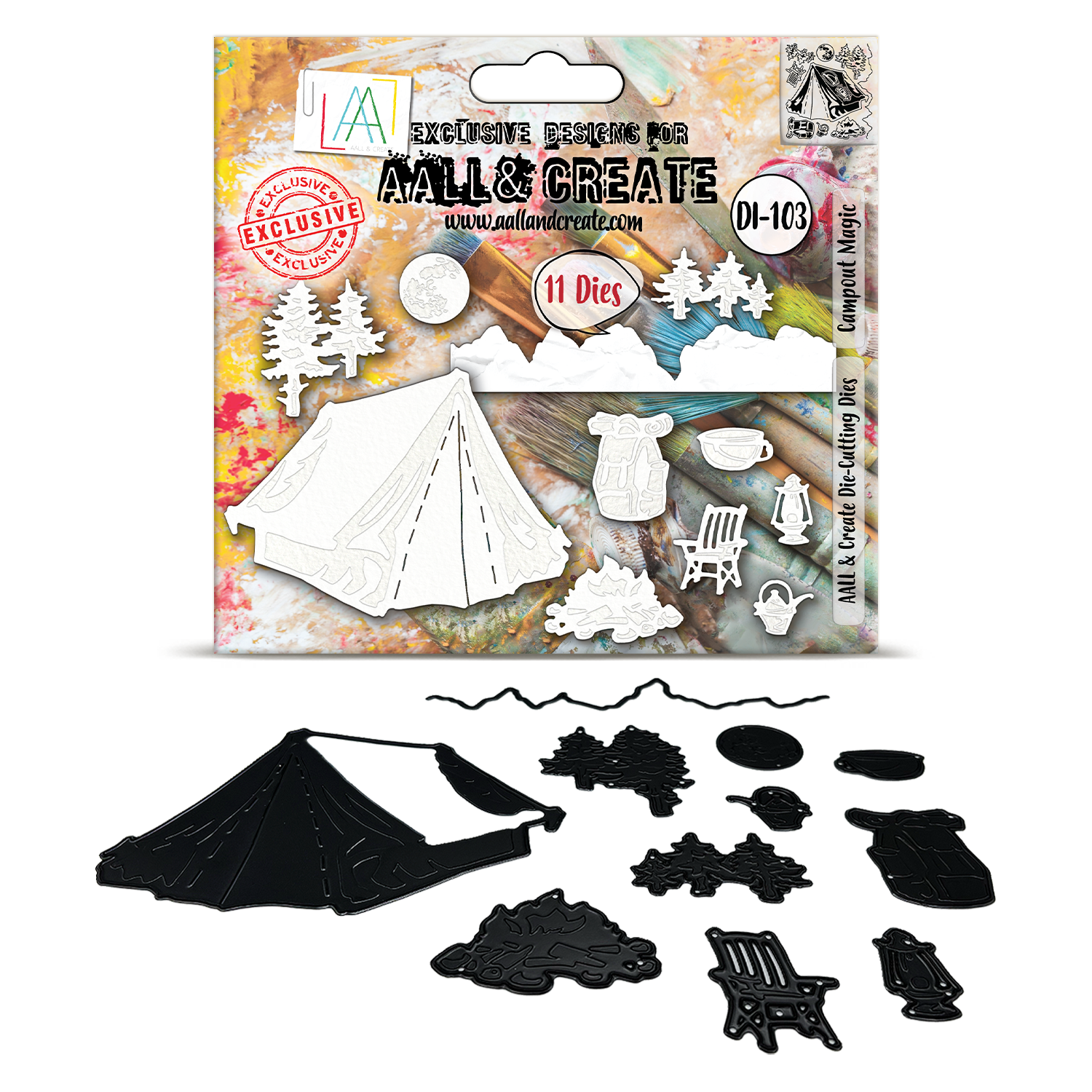 AALL and Create - Die-Cutting Die Set - Campout Magic