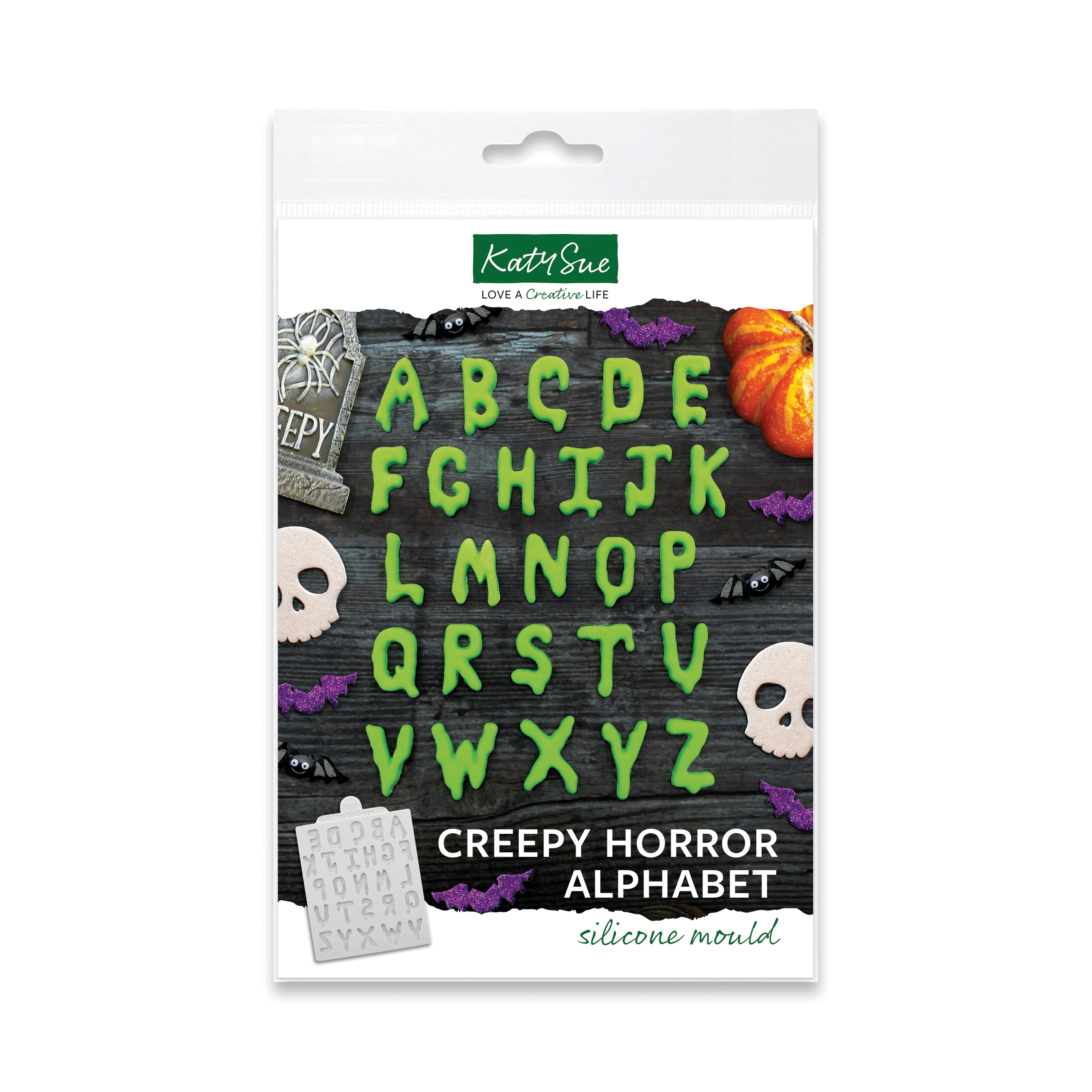 Creepy Horror Alphabet Silicone Mould