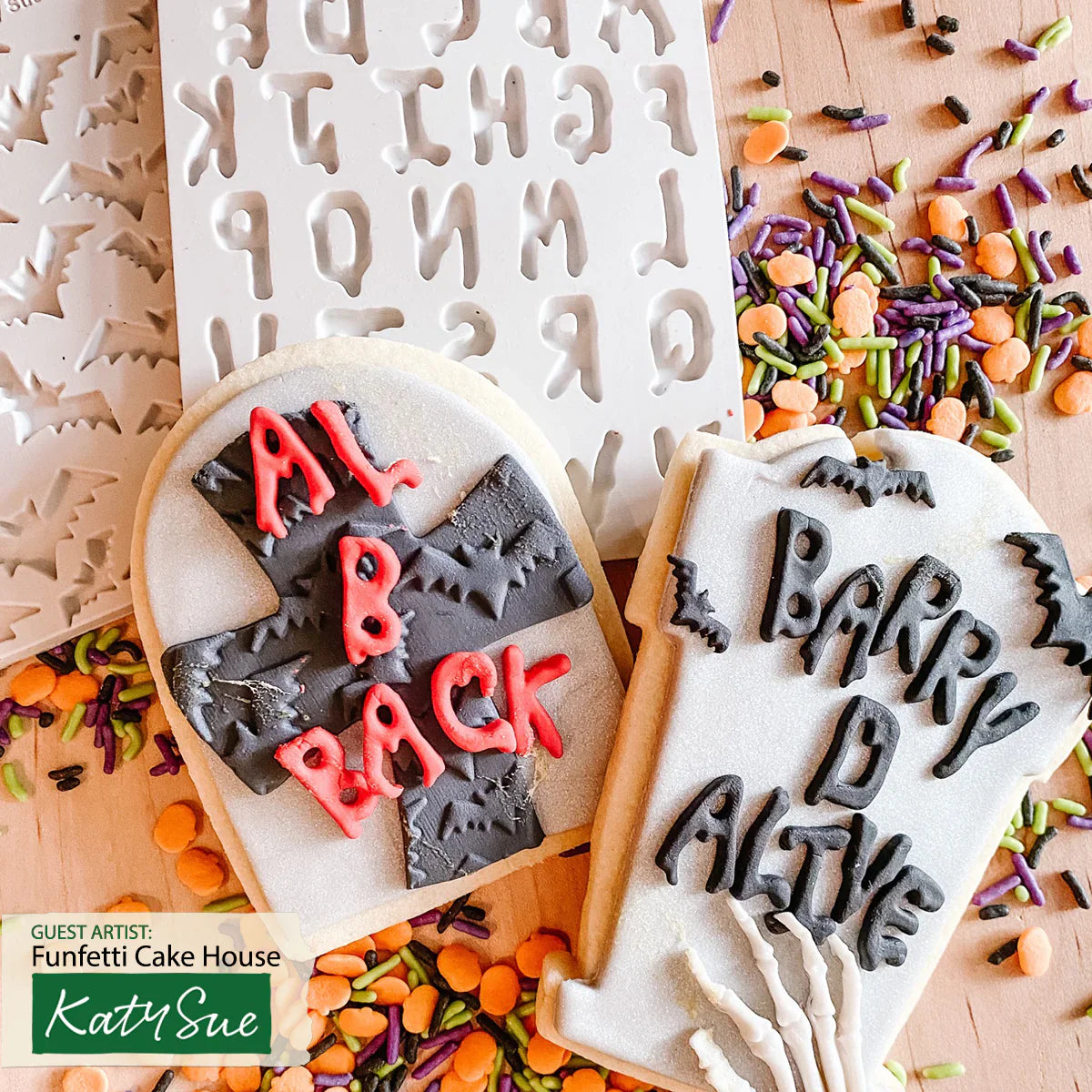 Creepy Horror Alphabet Silicone Mould