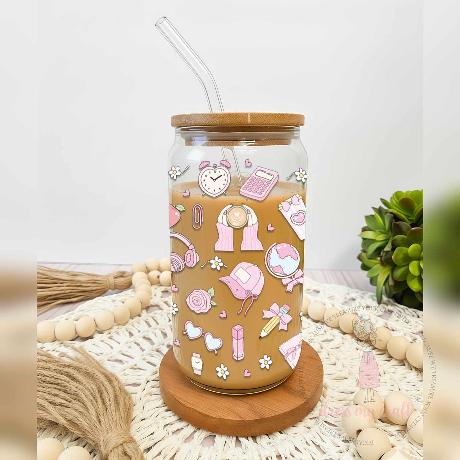 Dress My Craft - Stick N Peel Stickers - Pink Daily Dreams