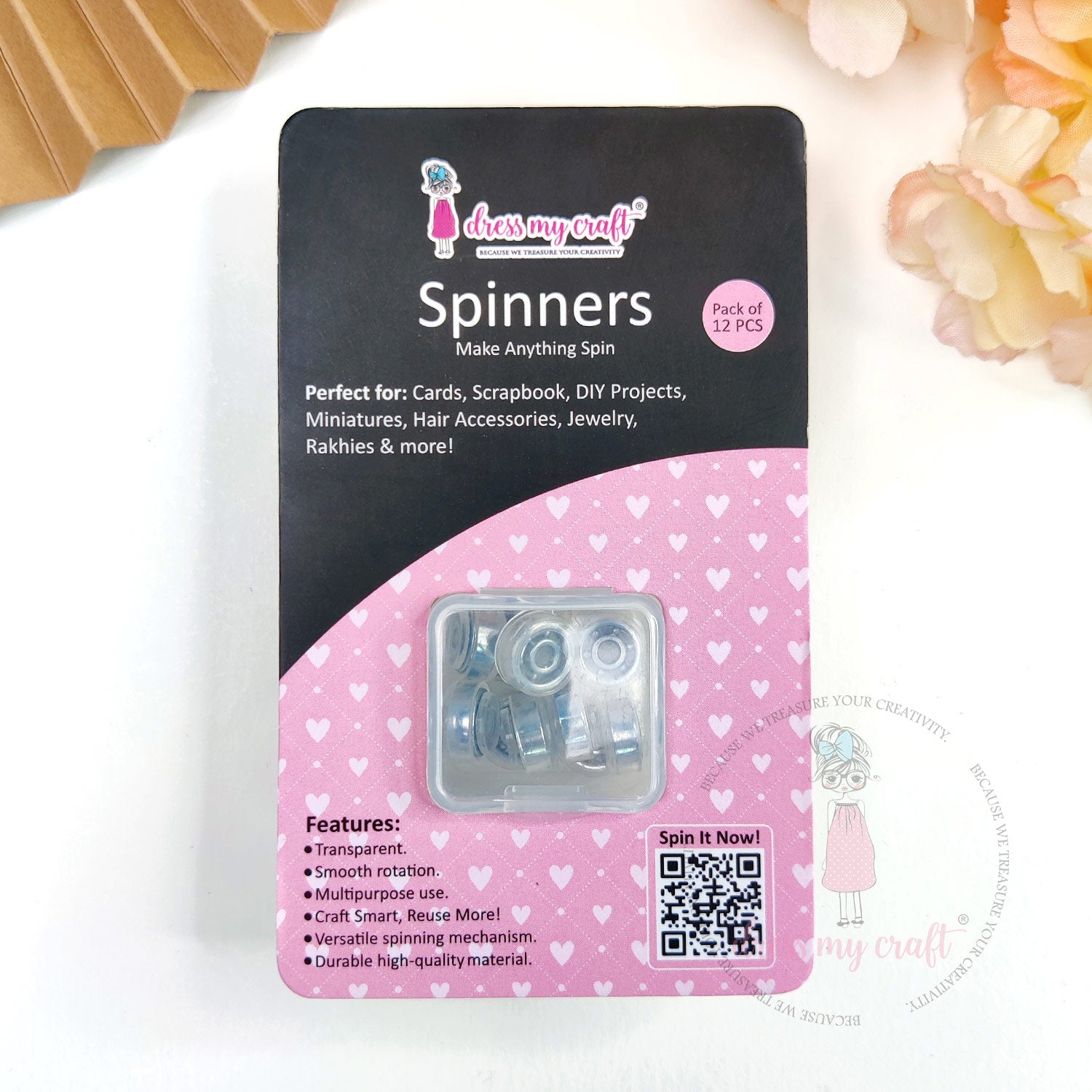 Dress My Craft - Transparent Spinners