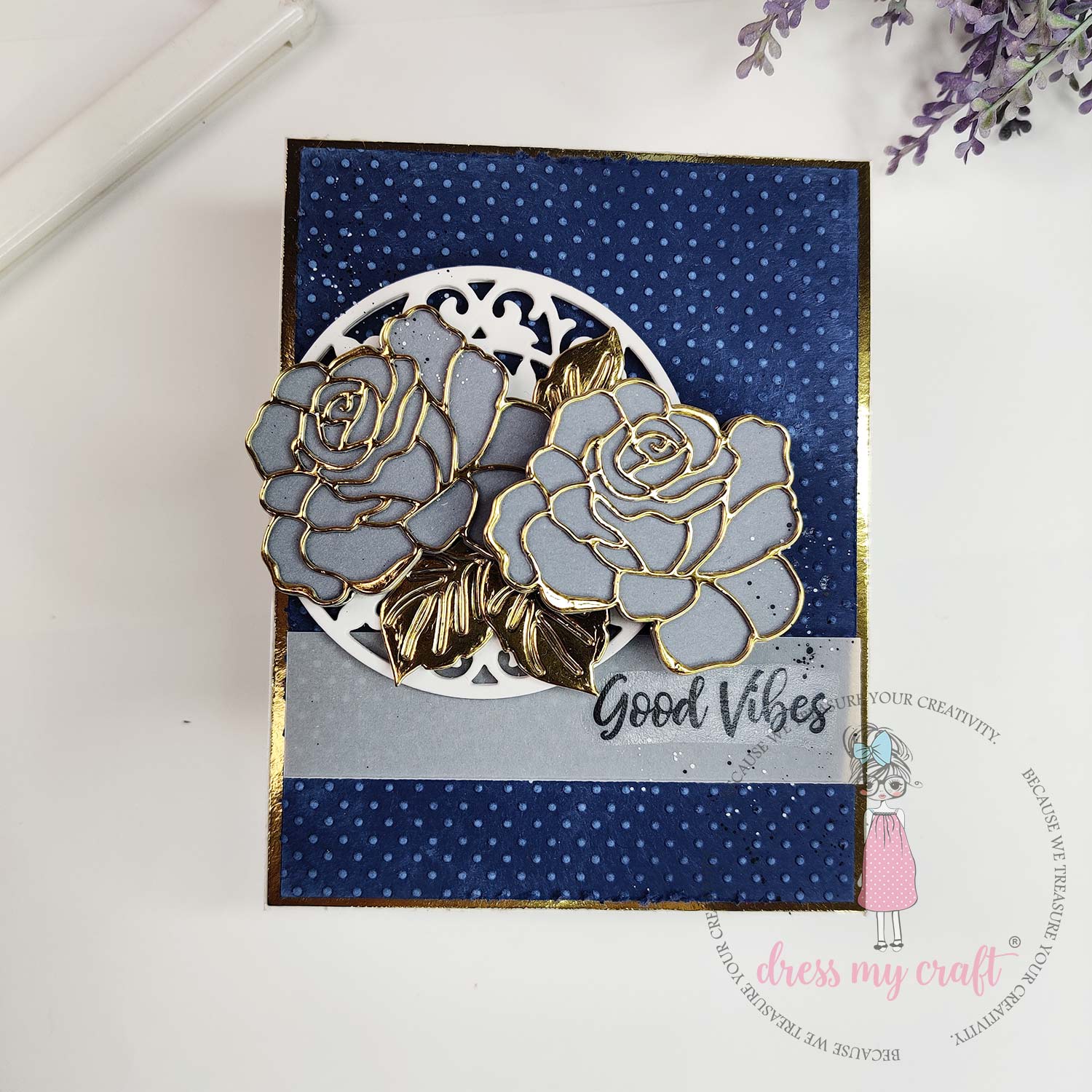 Dress My Craft - Dot Pattern - Embossing Folder