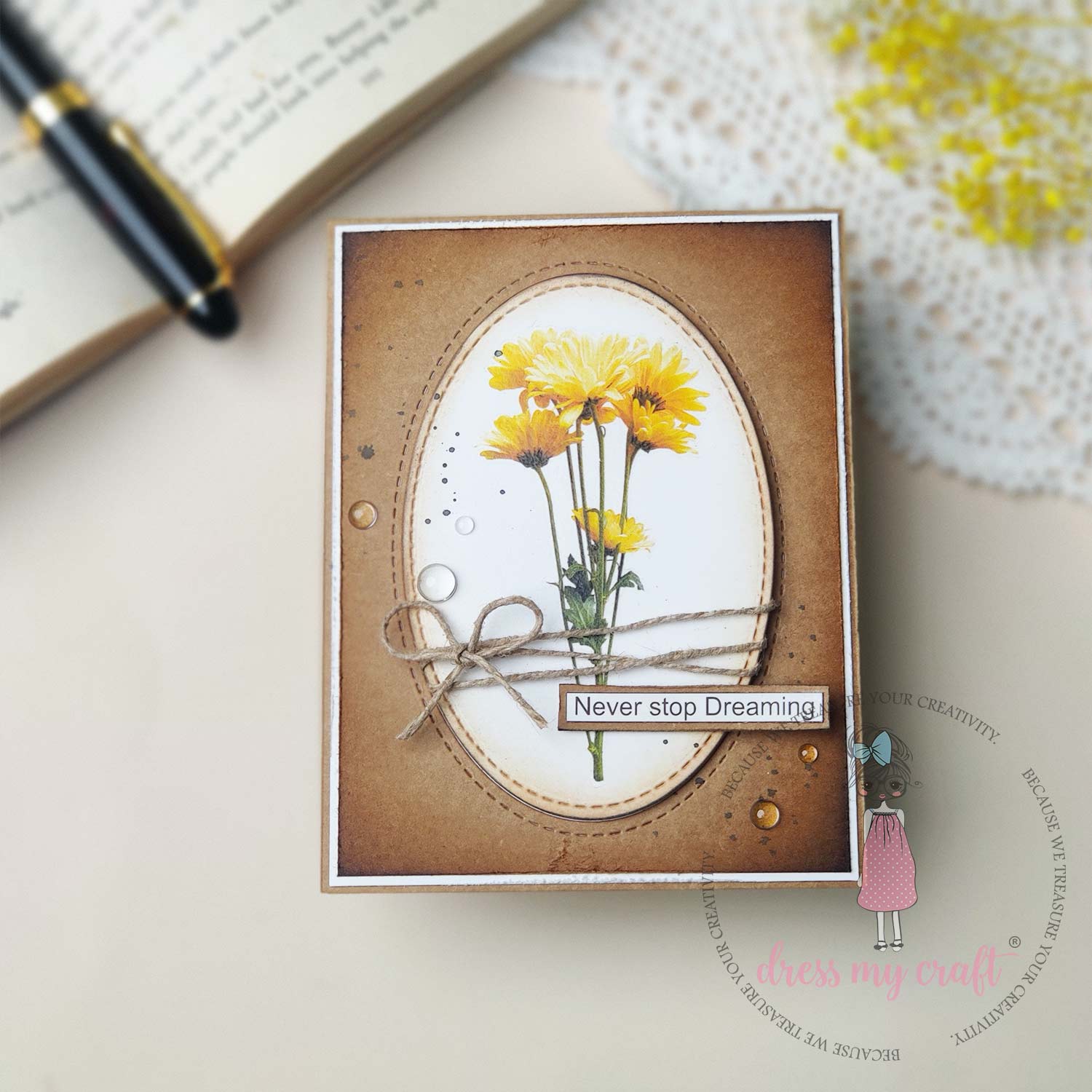 Dress My Craft - Kraft Sheet Cardstock