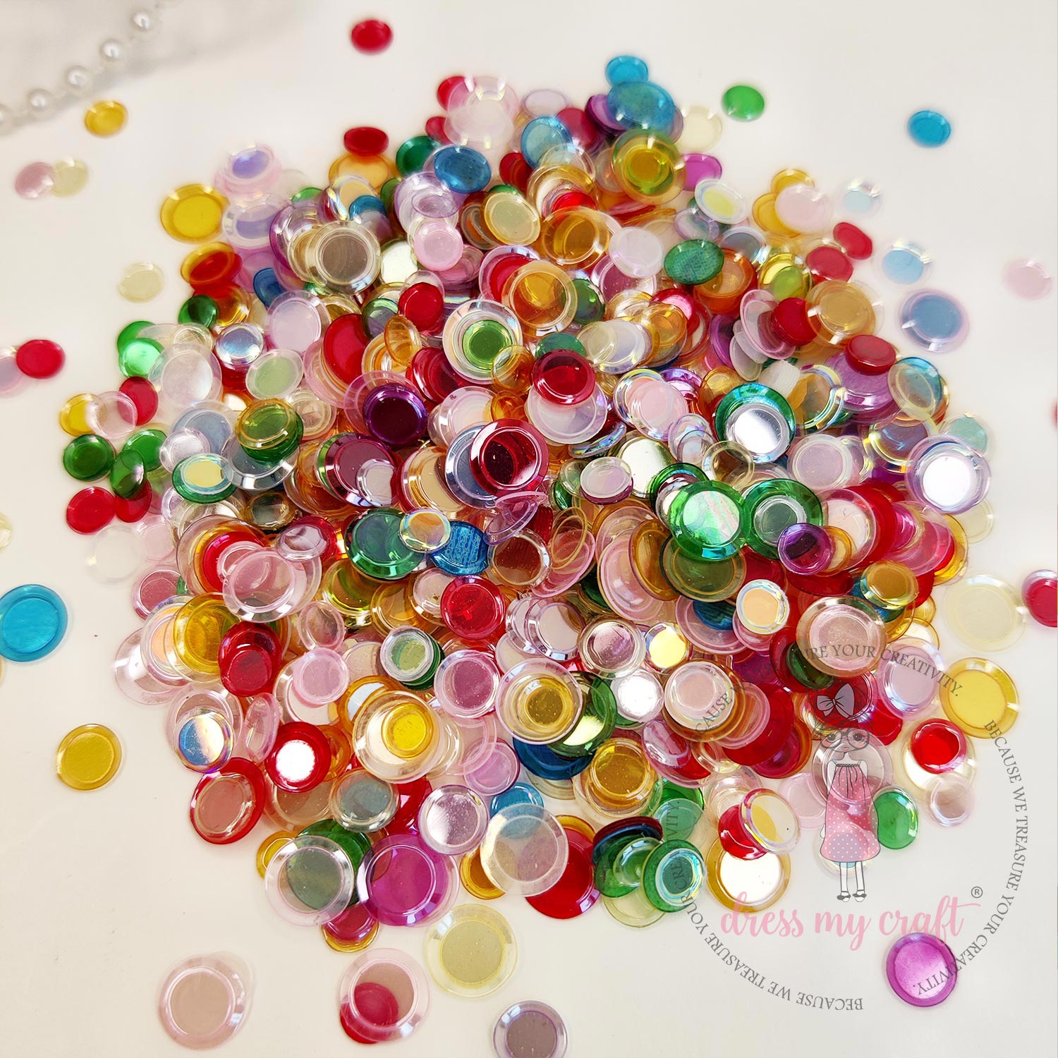 Dress My Craft - Rainbow Cup Sequins