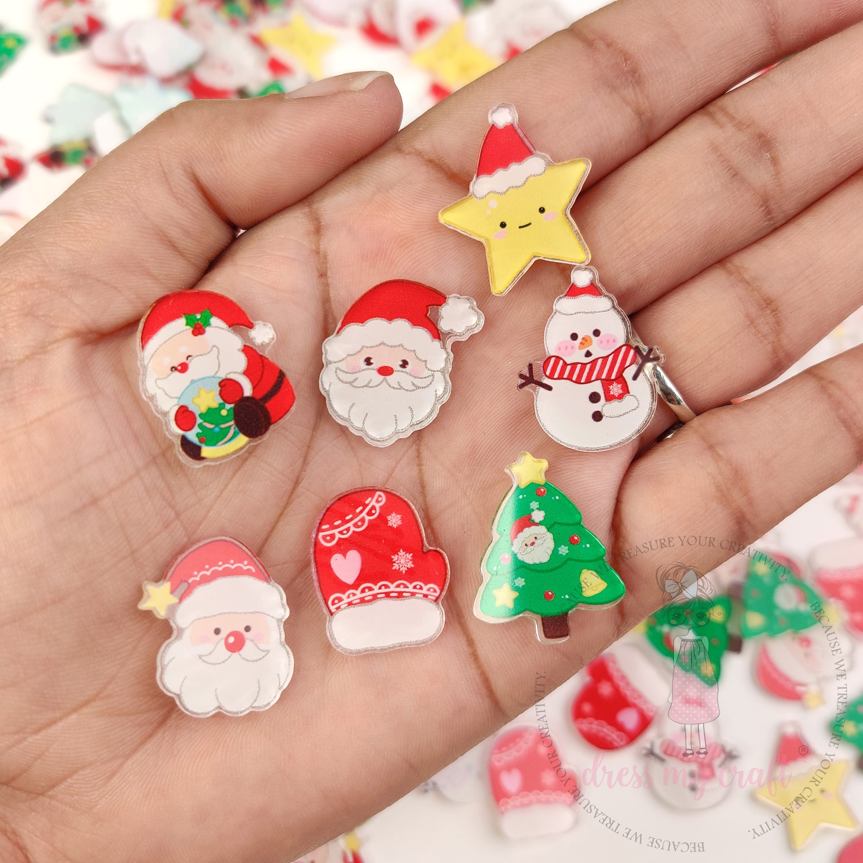 Dress My Craft - Cute Christmas Charm Mix