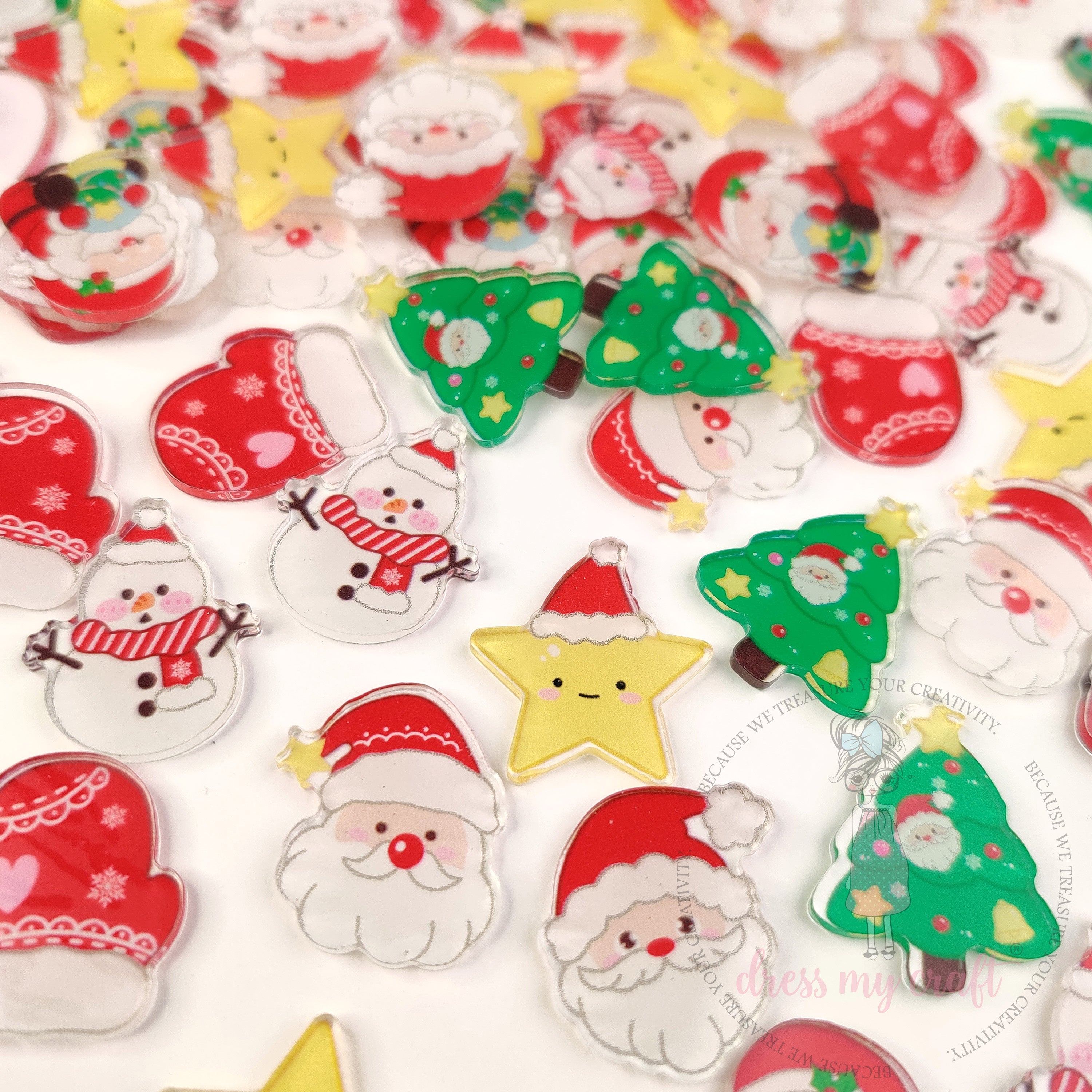 Dress My Craft - Cute Christmas Charm Mix