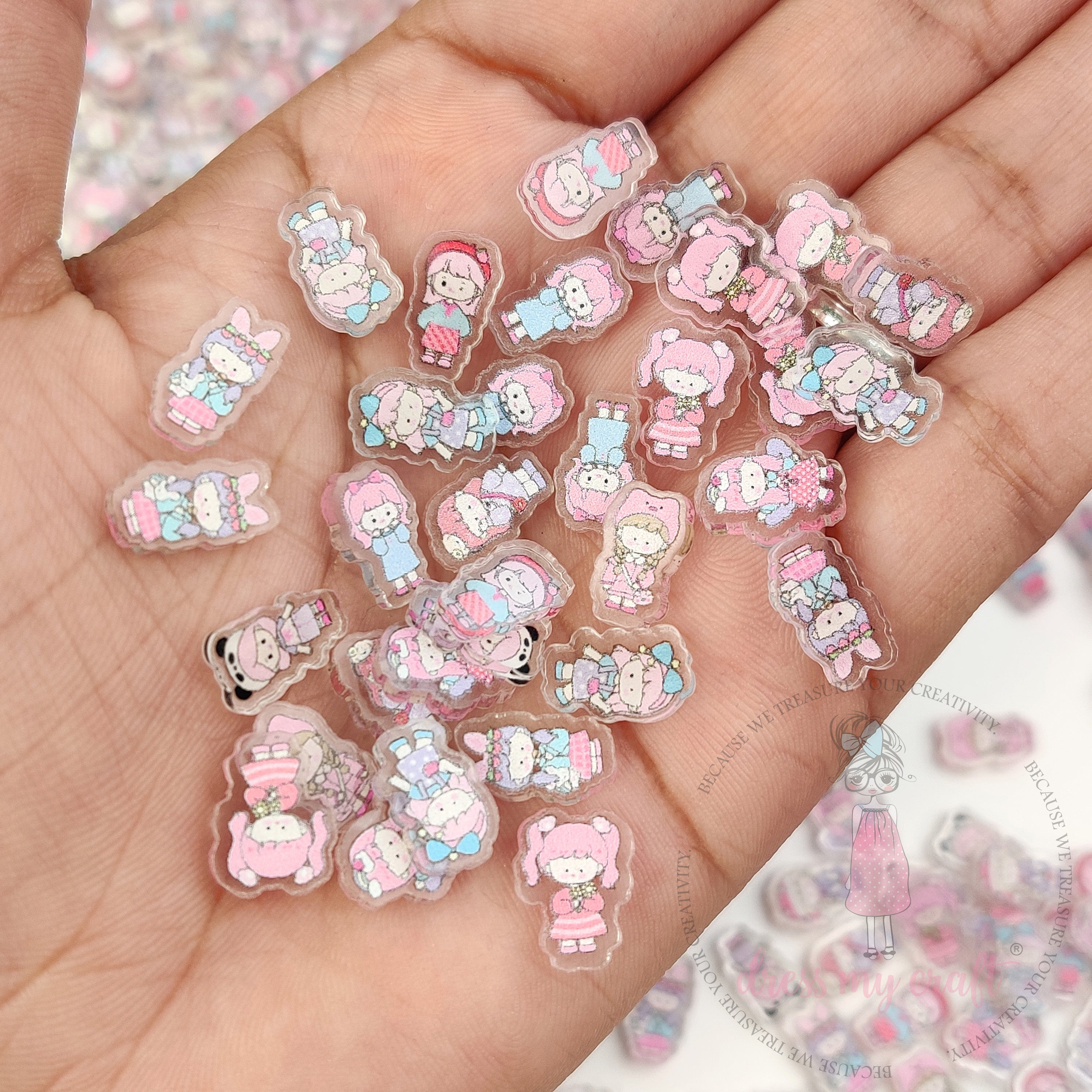 Dress My Craft - Kawaii Girl Charm Pack