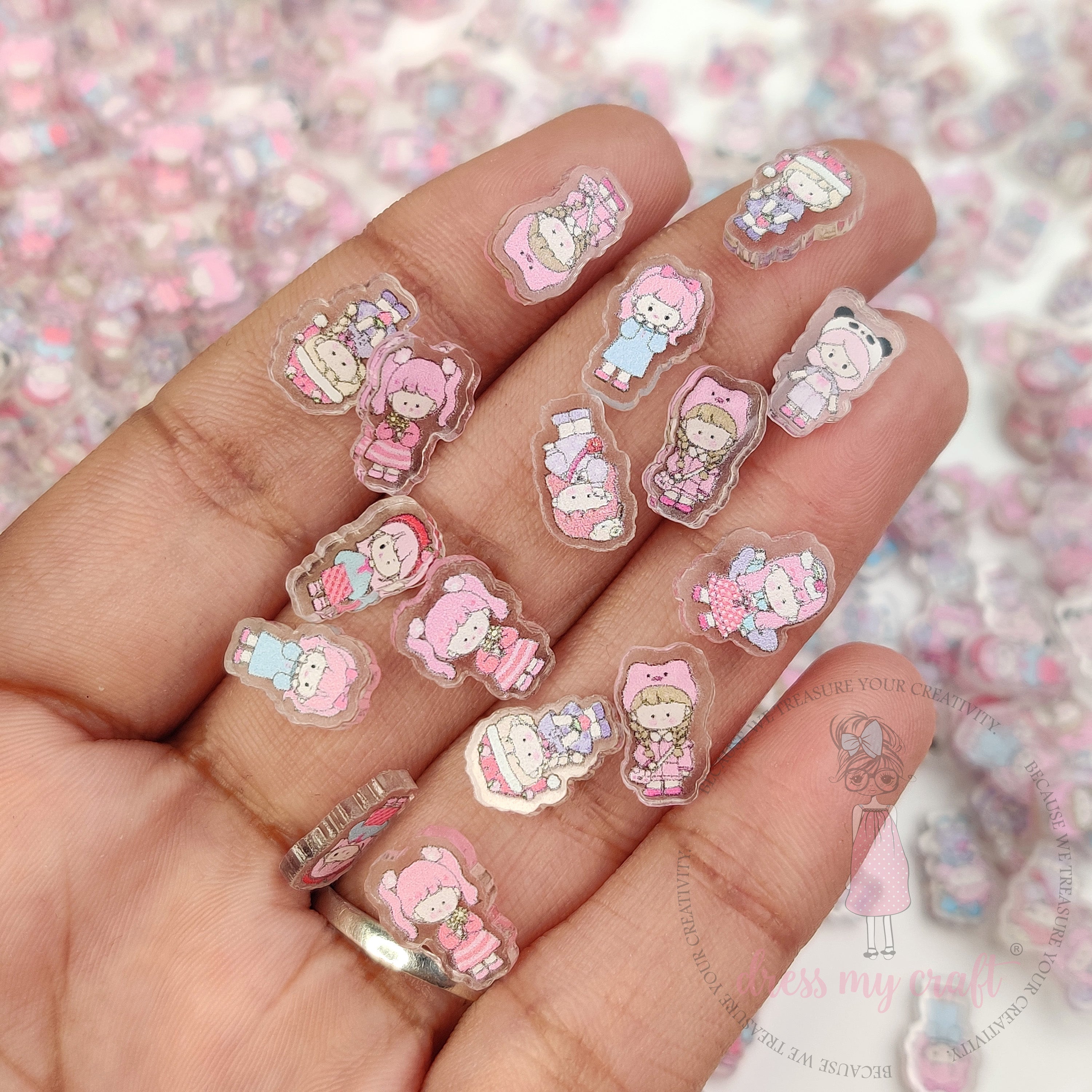 Dress My Craft - Kawaii Girl Charm Pack